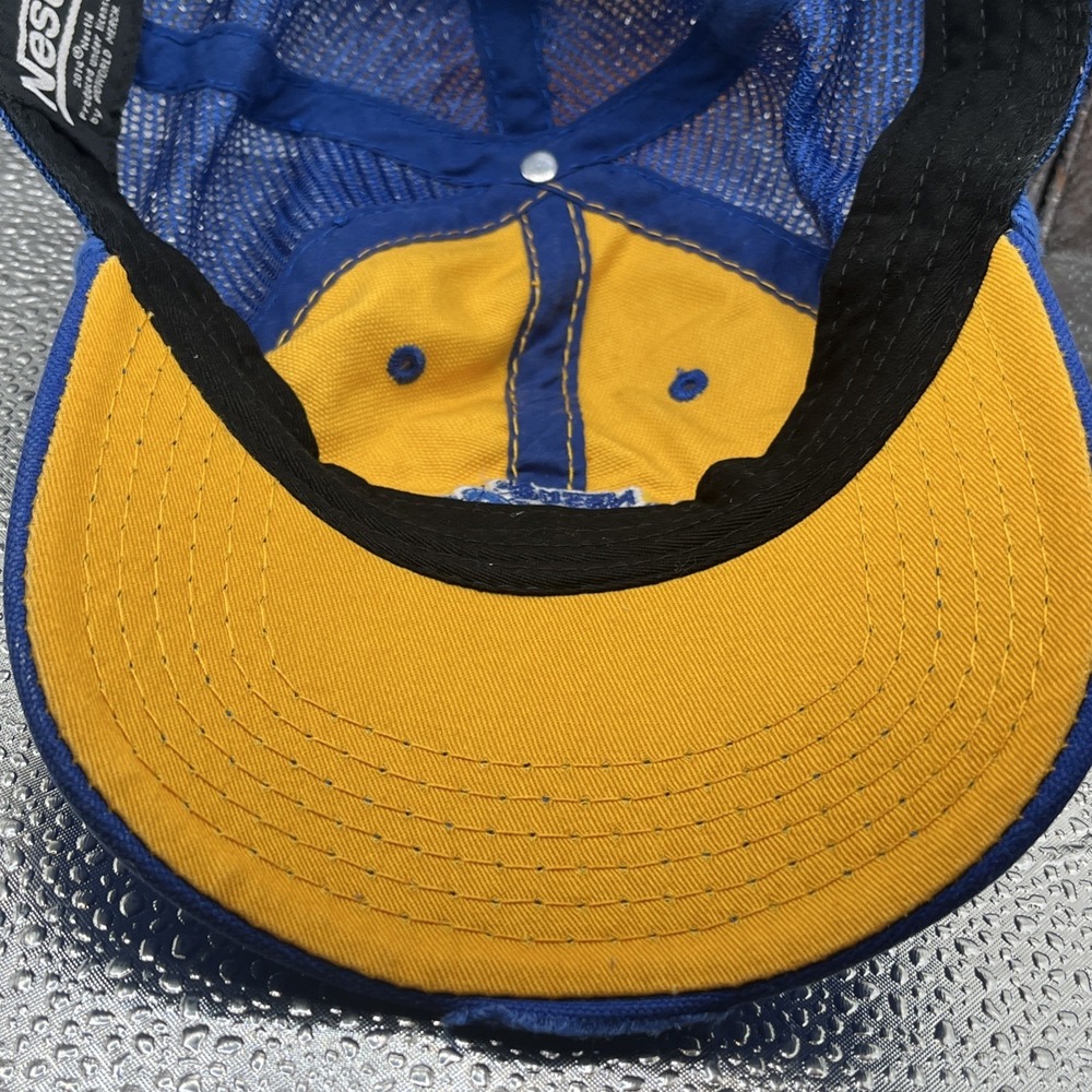 Butterfinger Hat Cap Snap‎ Back Nestle Blue Yellow Mesh Trucker SnapBack - Picture 7 of 7